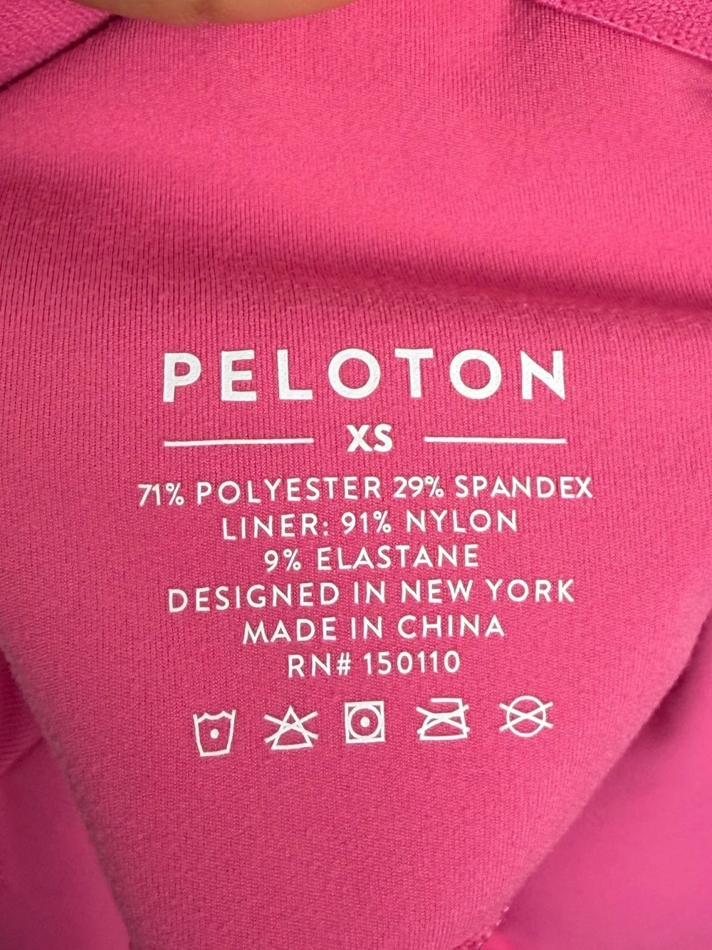 Peloton Bubblegum Pink Cadent Strappy Longline Sports Bra Crop Tank Top Athletic